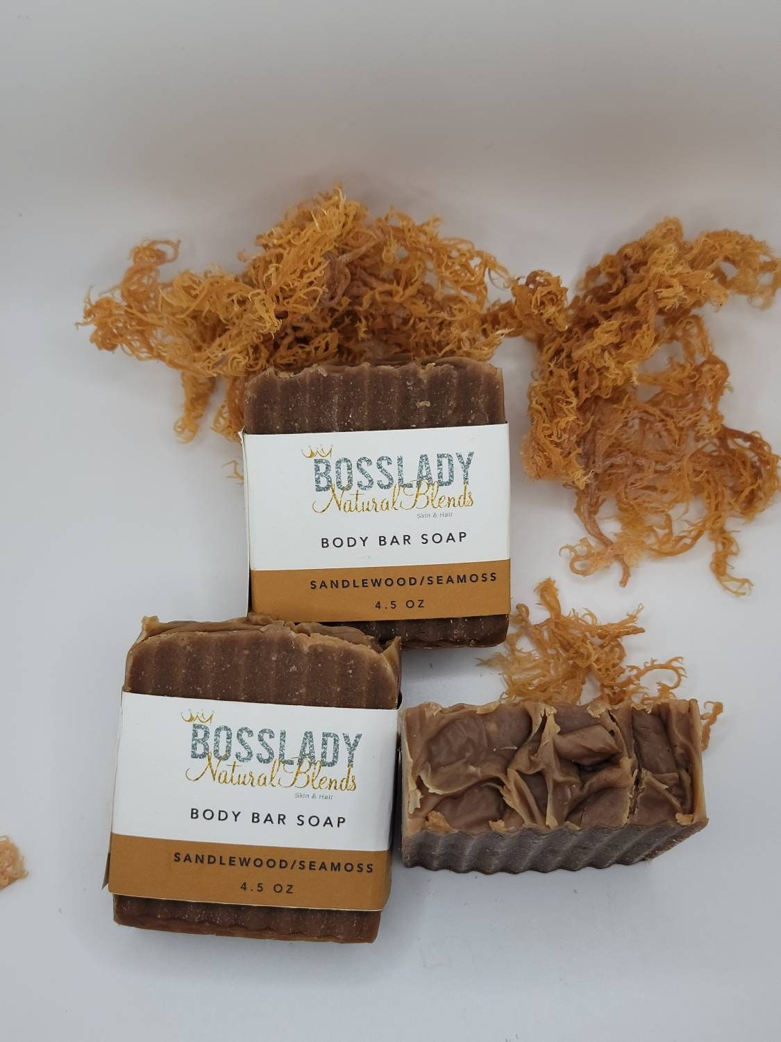 Sandalwood/Sea Moss Natural soap